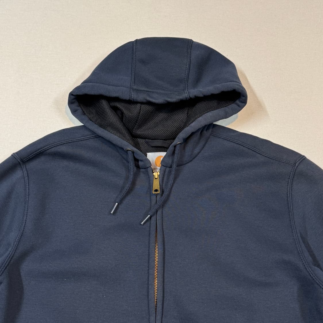 S) 칼하트 레인디펜더 워크웨어 써멀 후드집업 네이비 상품이미지3