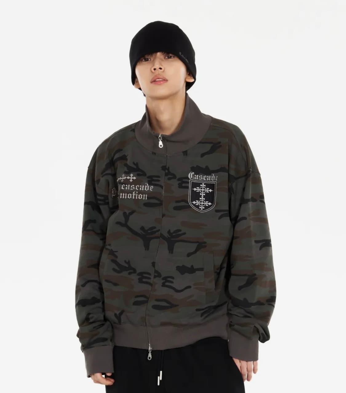 새상품급) Idws 카모 후드집업 상품이미지4