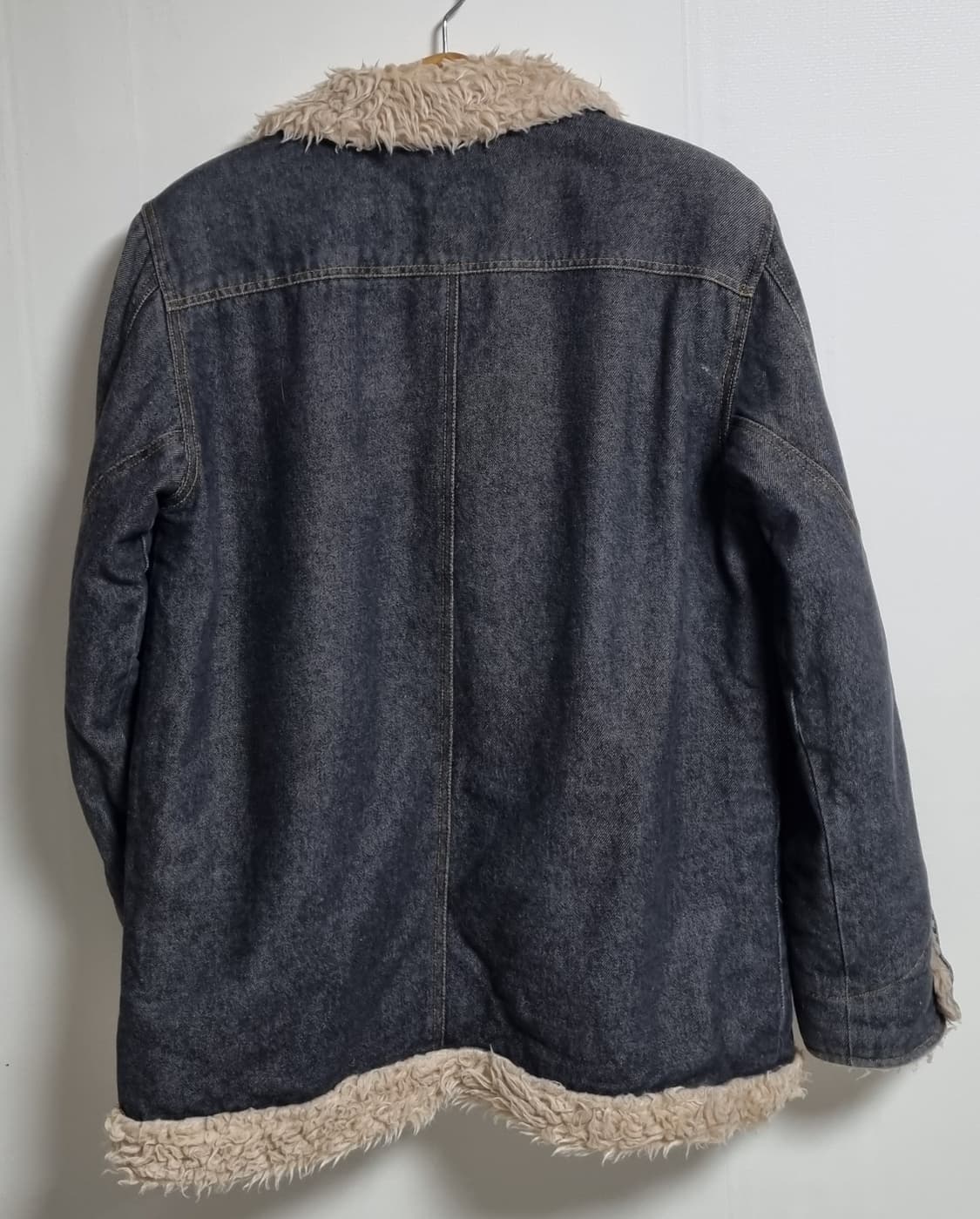 오버핏 S ) CK 캘빈클라인 쉐르파 데님자켓 청자켓 상품이미지2