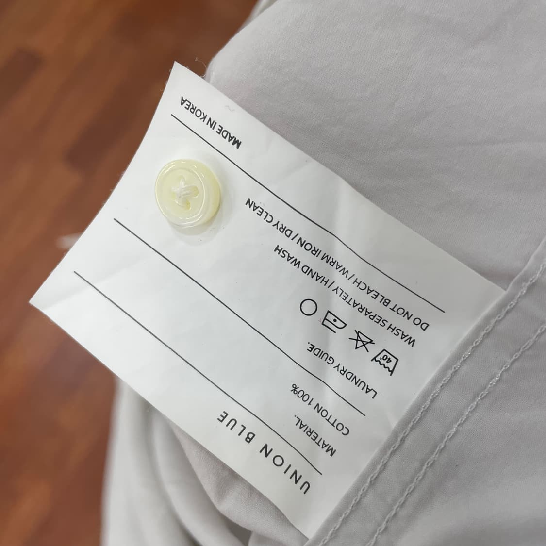 유니온블루 반팔 셔츠 상품이미지3