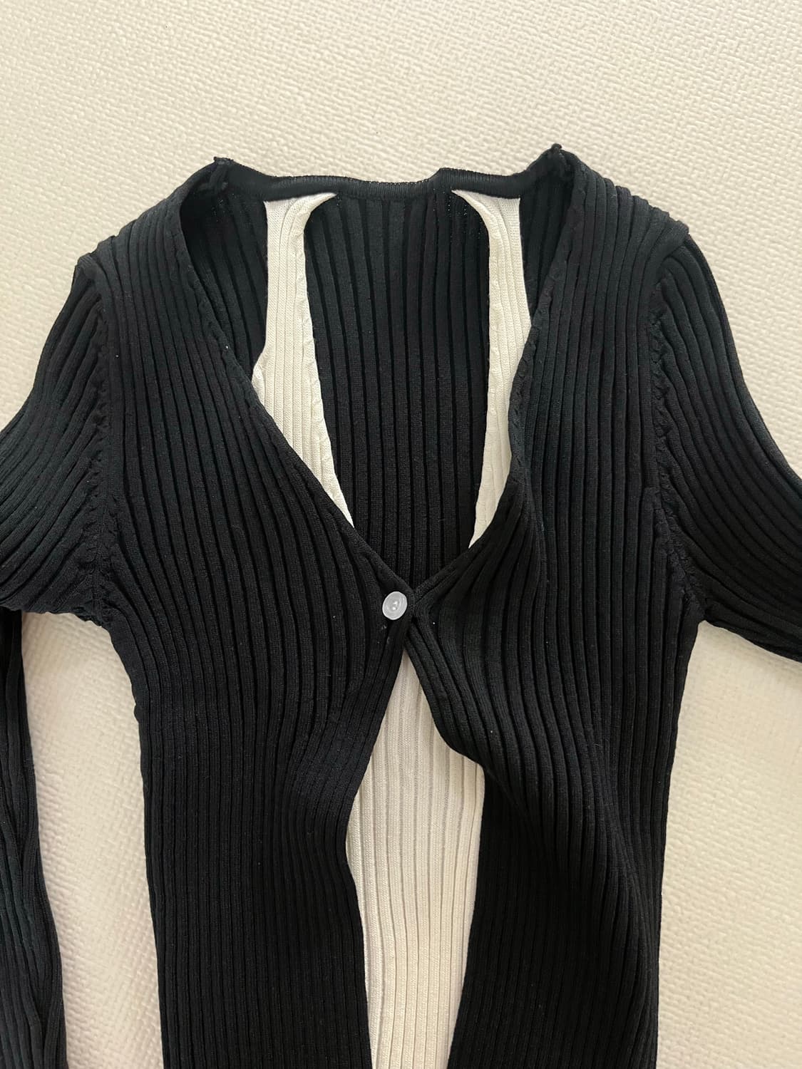 나시+가디건 올인원 날씬해보여요 상품이미지2