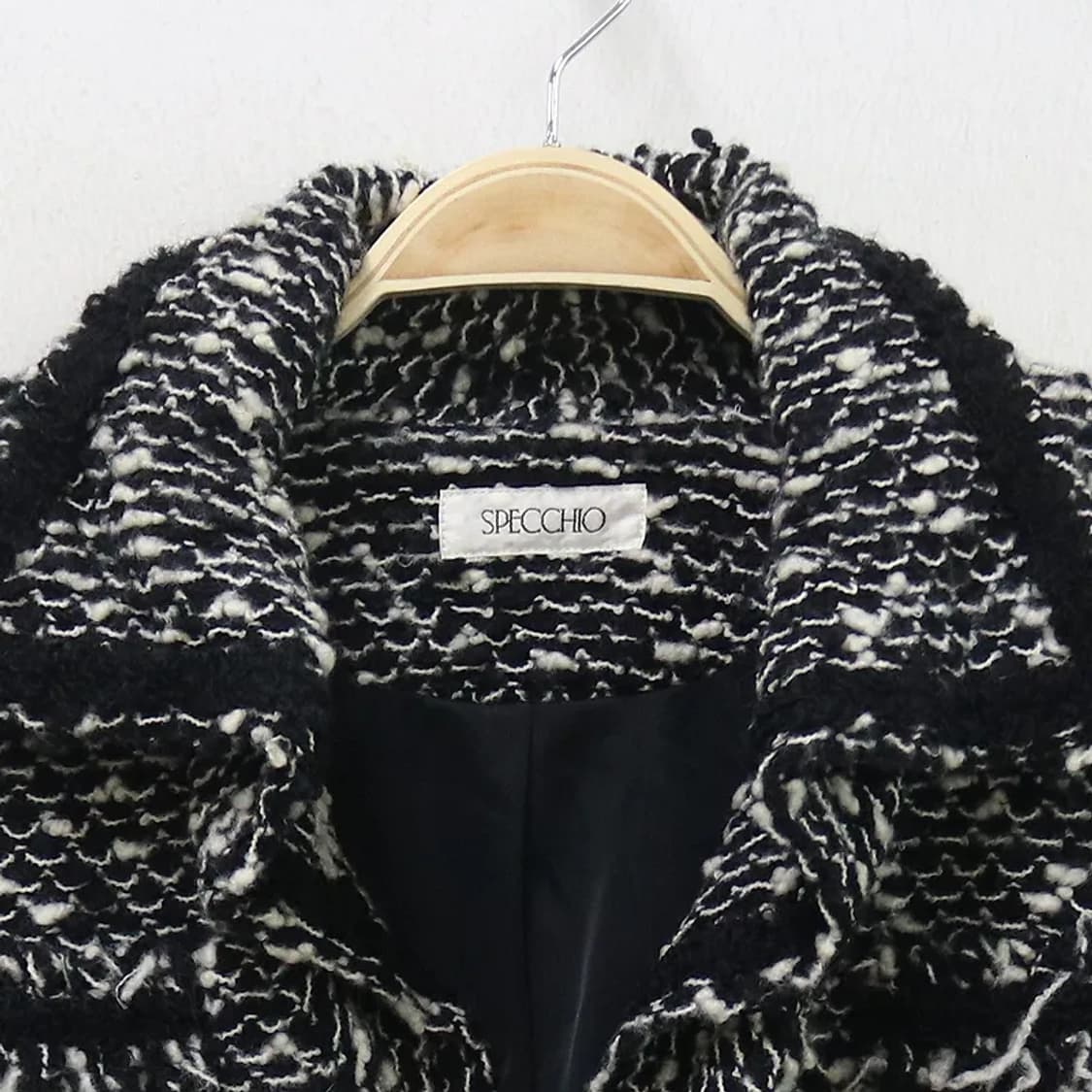 스피치오 BY 이세이 미야케 울 혼방 트위드 자켓 62224 상품이미지3