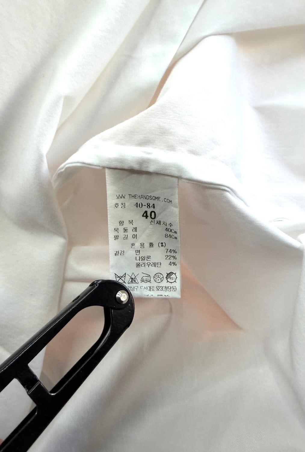 100/ 타임옴므 21SS 화이트 클래식 셔츠 상품이미지9