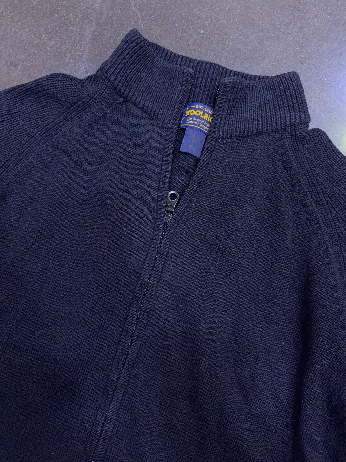 울리치 라미 블렌디드 집업 풀오버 니트 우먼스 블랙 M 상품이미지3