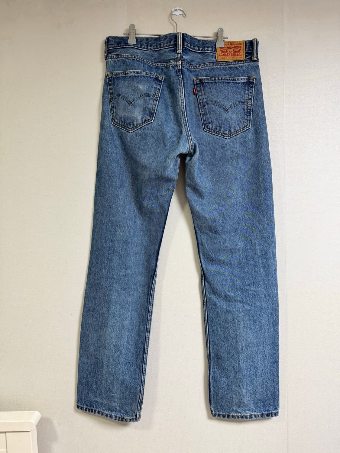 리바이스 505 중청 데님 청바지 34 34 레귤러 스트레이트 상품이미지2