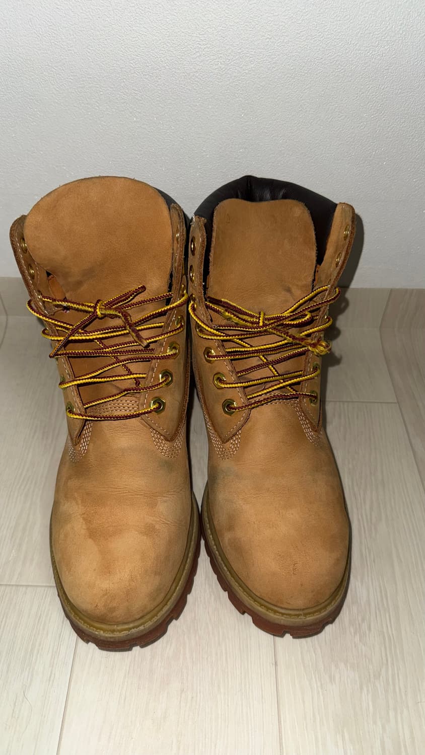 팀버랜드 프리미엄 6인치 워터프루프 부츠 위트 누벅 - 와이드 상품이미지1