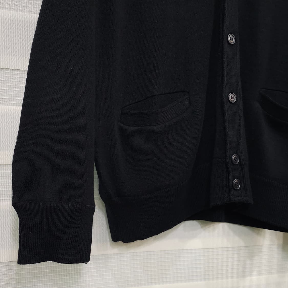 MC NINE HOMME 블랙 가디건- LL 상품이미지3
