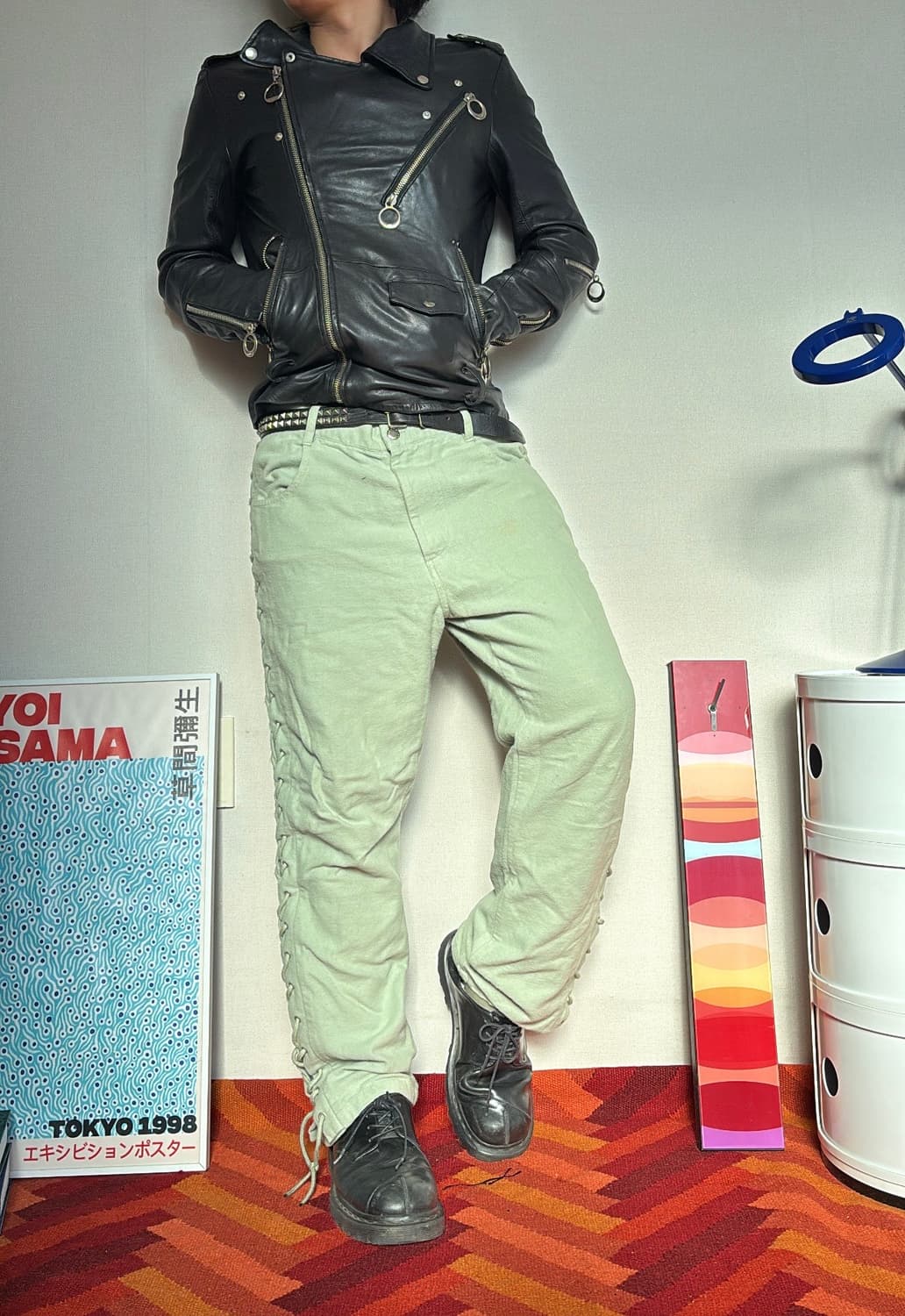 Side-String Cowboy Pants 31 상품이미지2