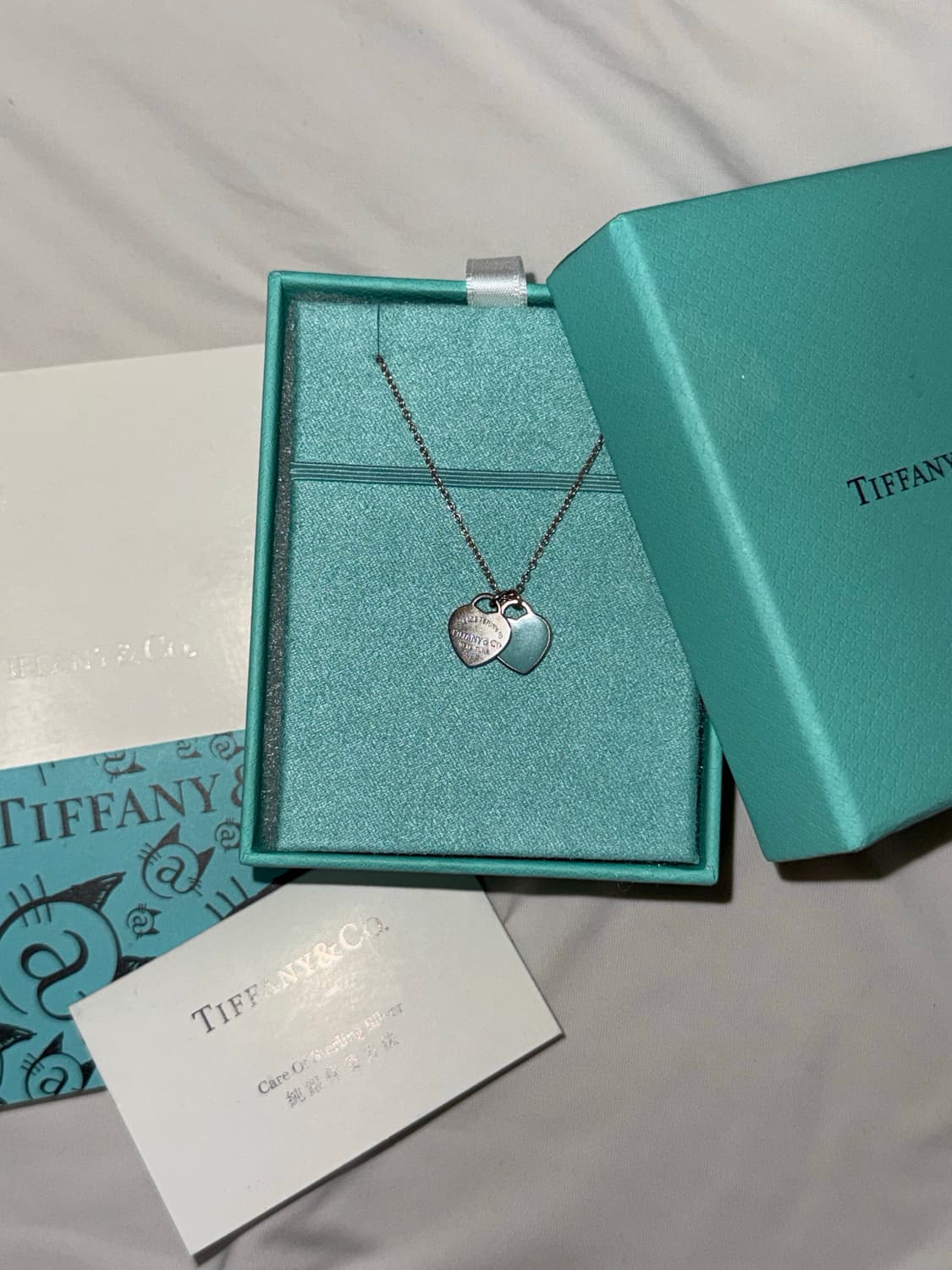티파니앤코 리턴투 더블 하트 팬던트 목걸이 상품이미지1