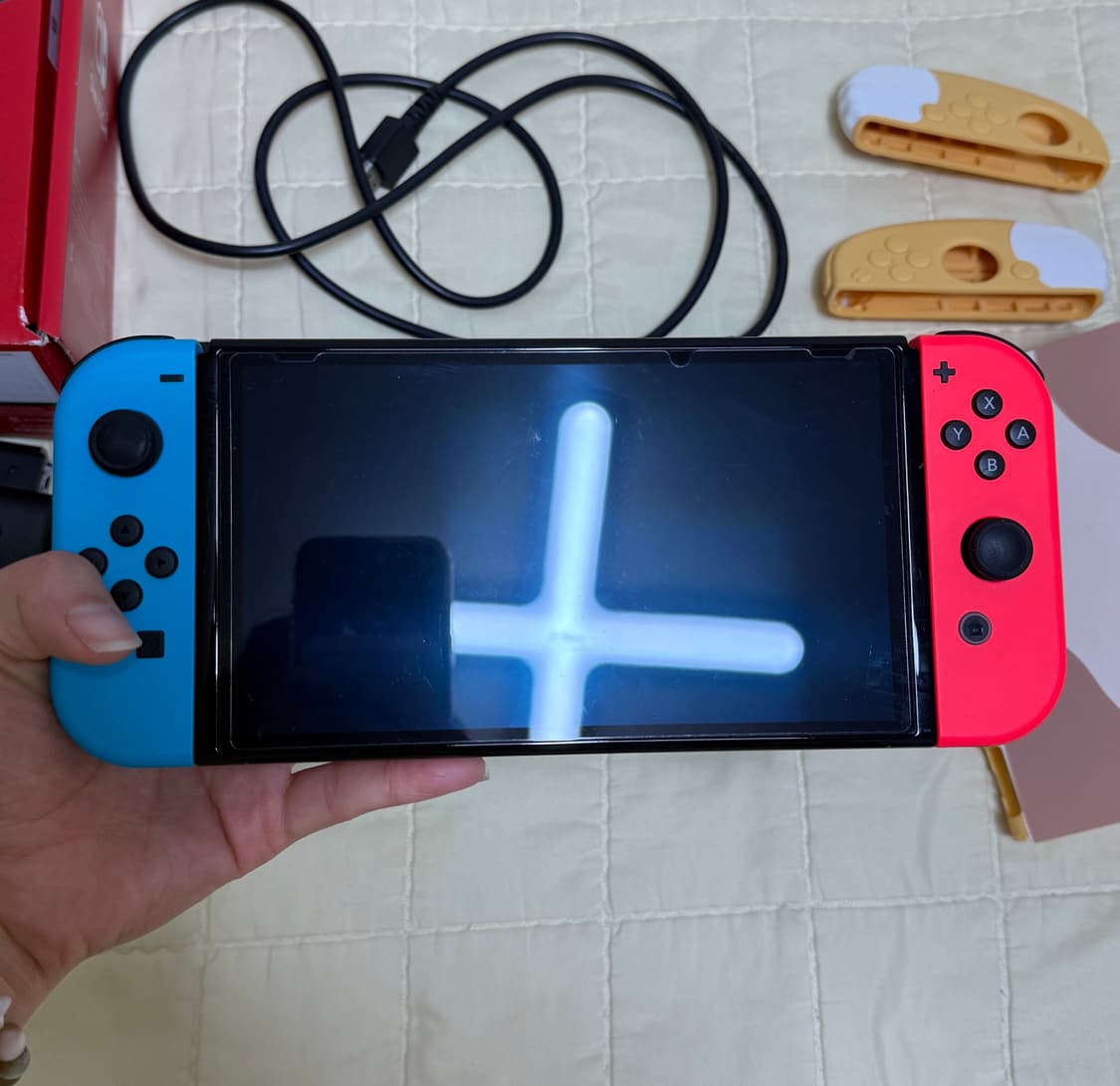 닌텐도 스위치 OLED 풀구성 + 512GB SD카드 판매합니다 상품이미지2
