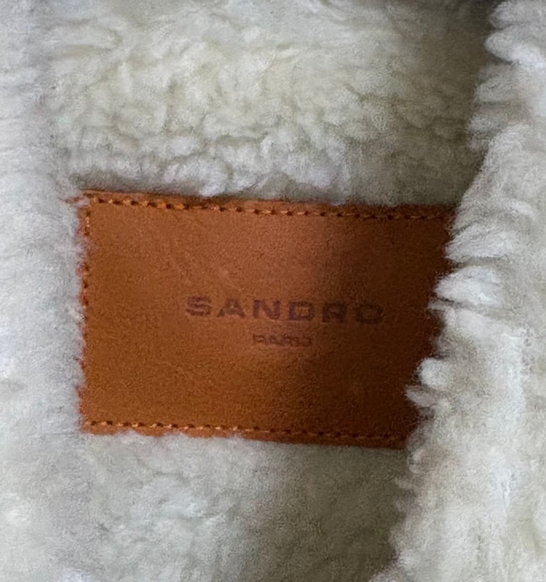 SANDRO 산드로 데님 쉐르파 자켓 54 상품이미지3