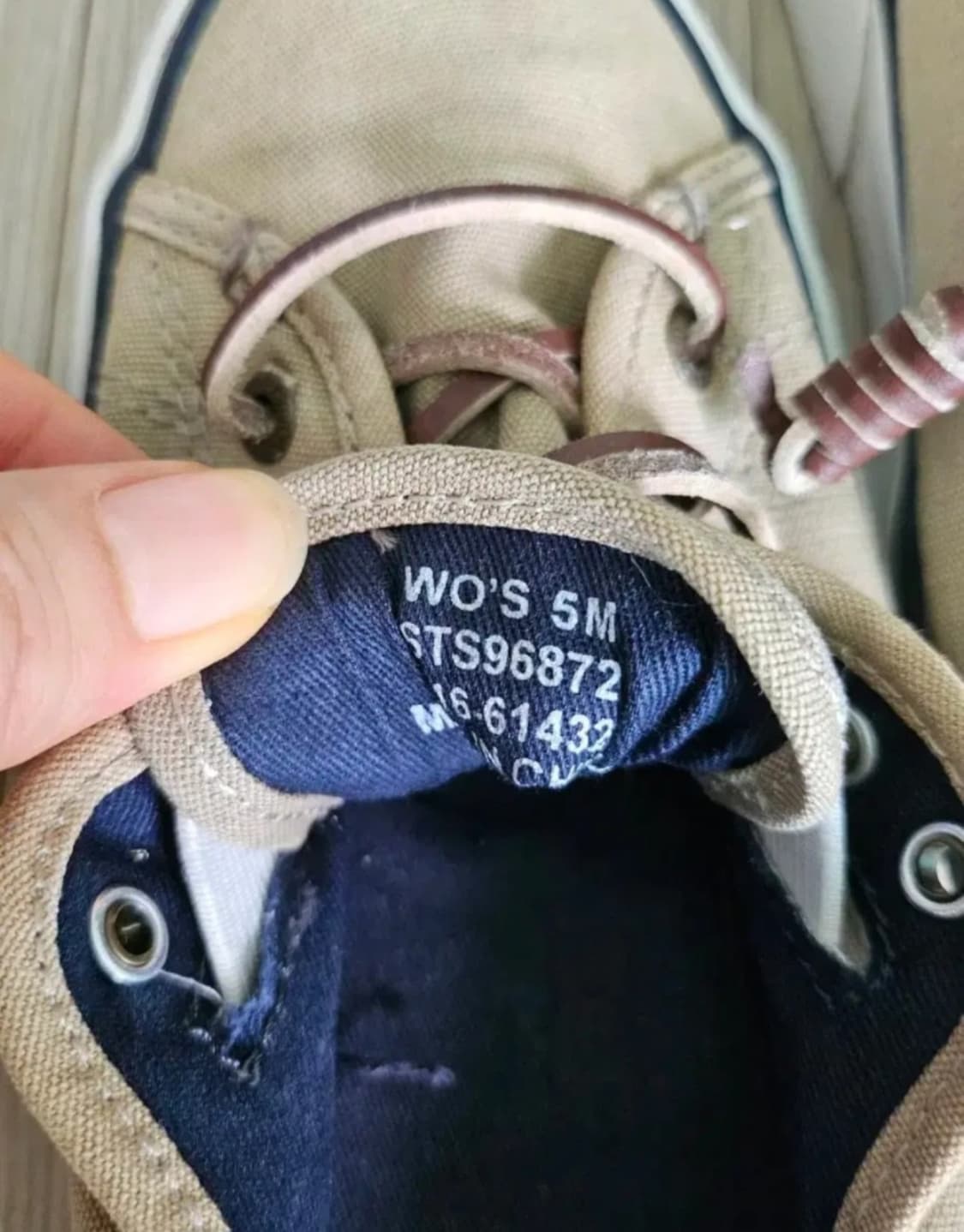 Y2K Sperry 스페리 Crest Vibe 린넨 스니커즈 보트슈즈🤎 상품이미지5