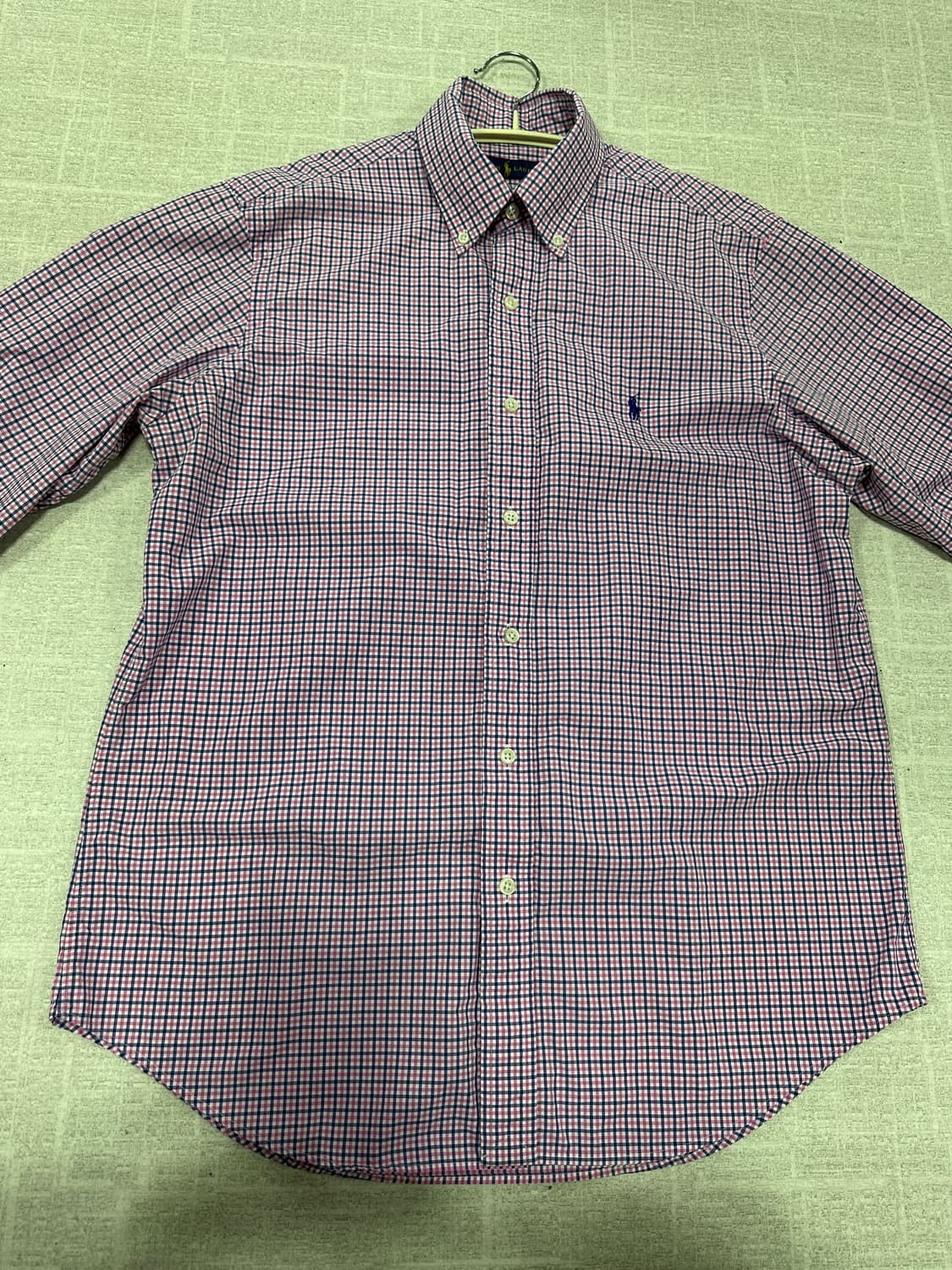 폴로 커스텀슬림핏 체크 셔츠 상품이미지4