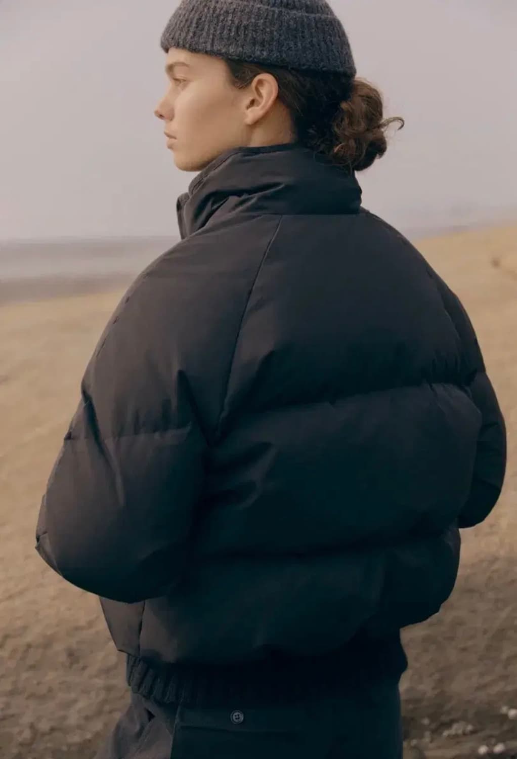 낫띵리튼 구스다운 패딩 블랙 상품이미지3