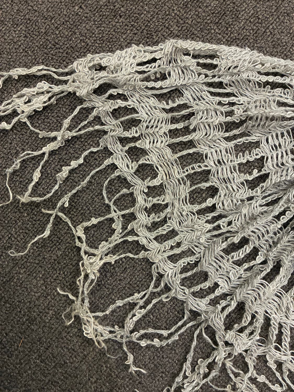 Katharine Hamnett London 빈티지 여성 펀칭 모카 머플 상품이미지5