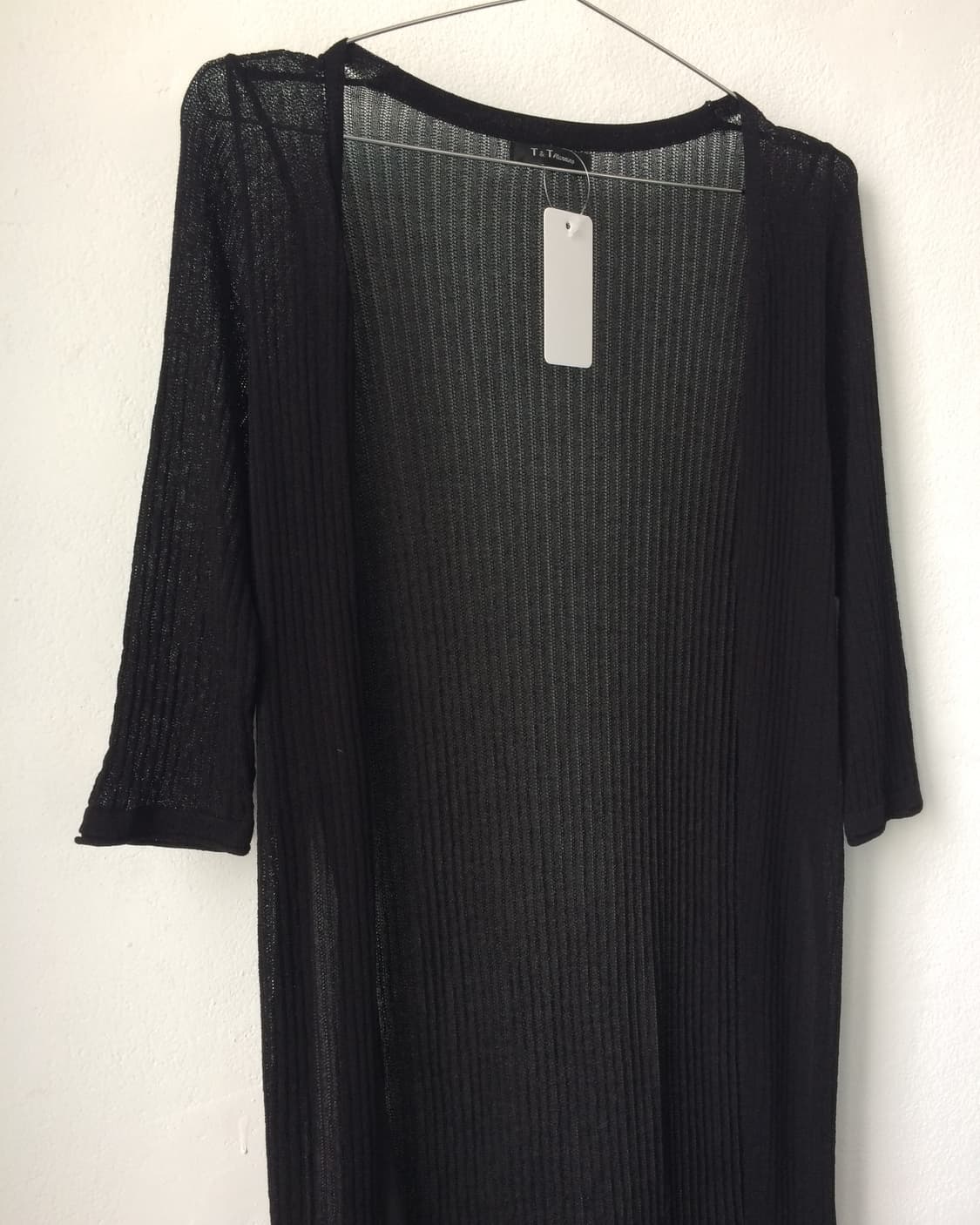 Flare point long open cardigan 상품이미지4