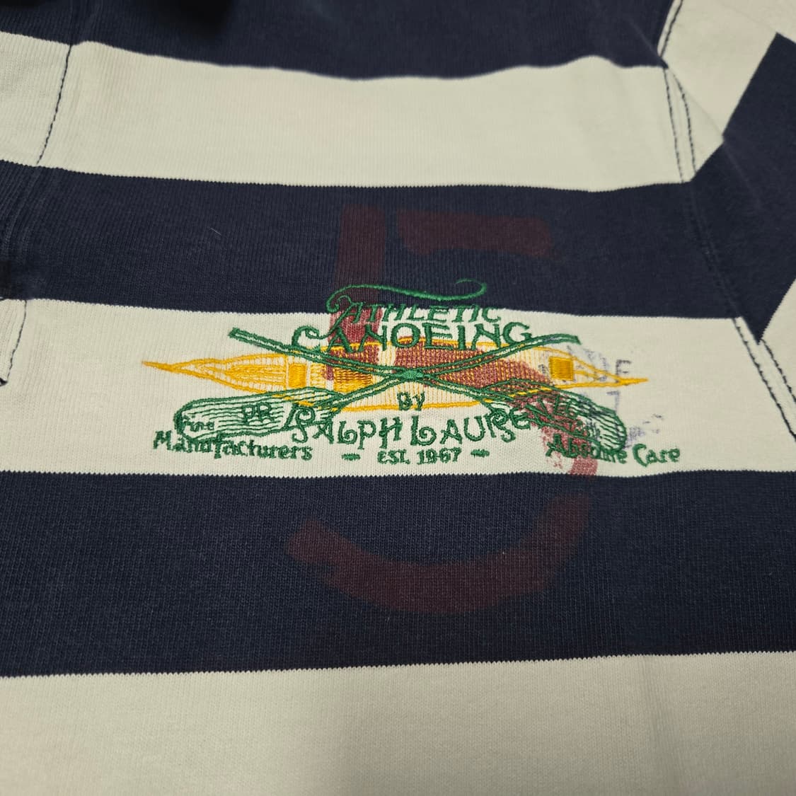 XL 폴로랄프로렌 빈티지 스포츠 카누 반팔 럭비티셔츠  상품이미지2