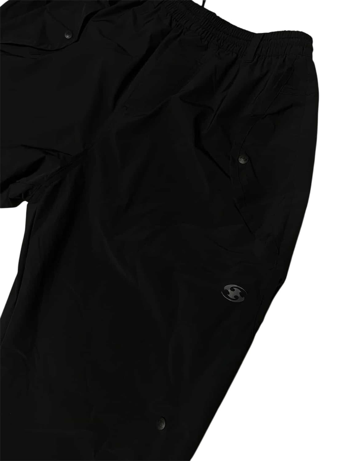 [1] 산산기어 코튼 웨이브 팬츠 블랙 상품이미지2