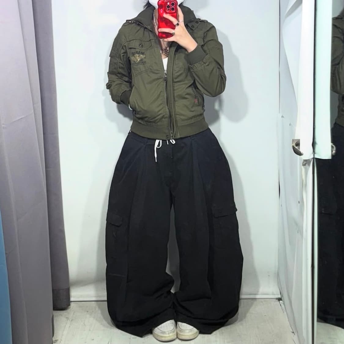 Army marine 밀리터리 카키 자켓 상품이미지2