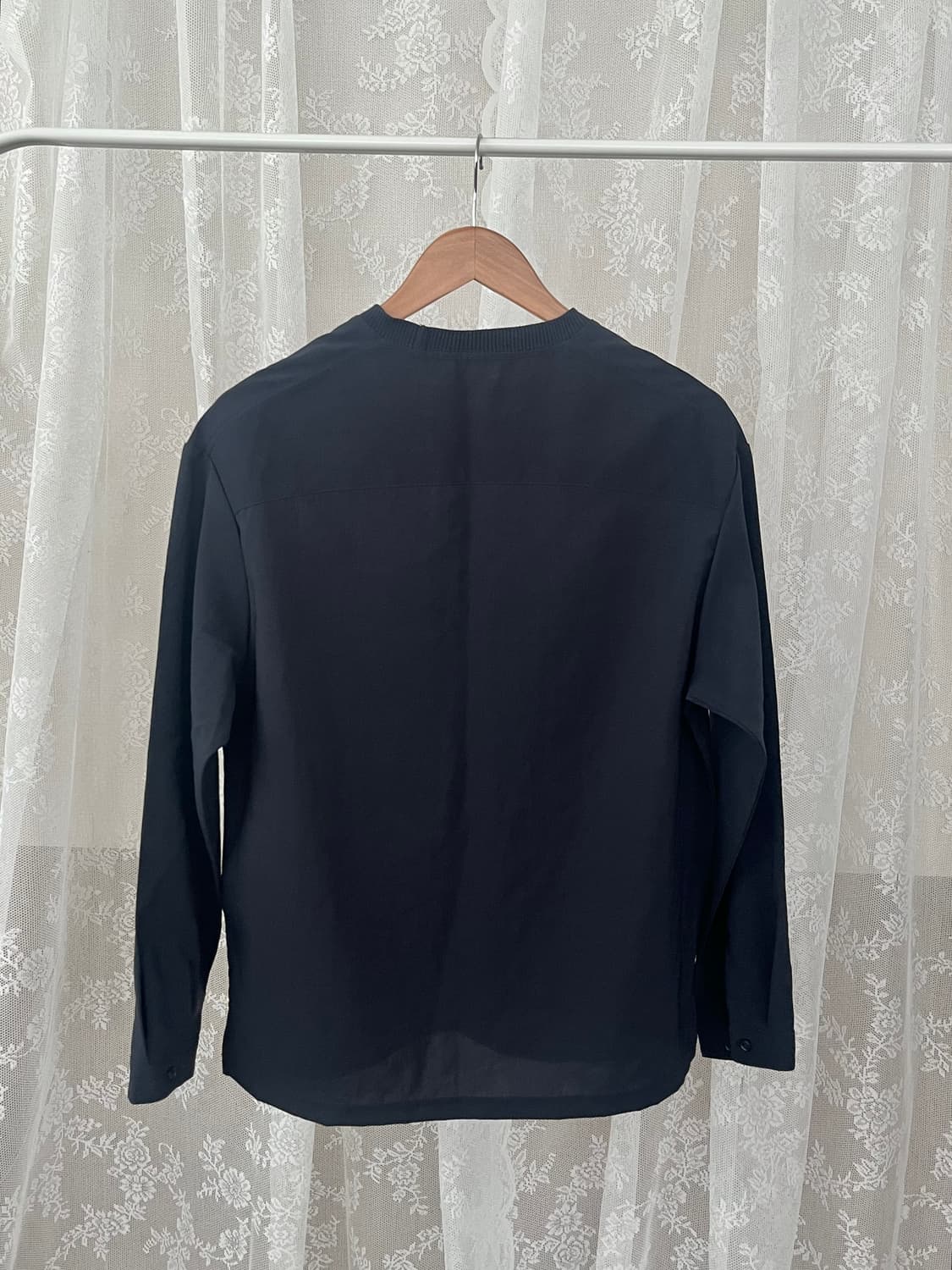 95) 코오롱 에피그램 포켓 긴소매 티셔츠 네이비 상품이미지2