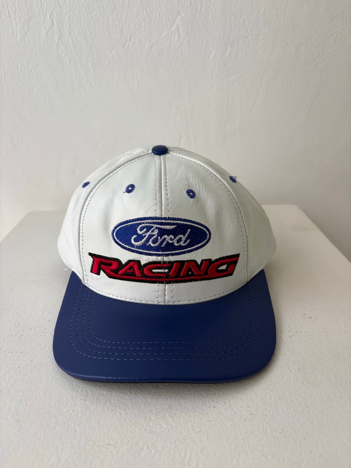 90's  Ford NASCAR Leather Ball Cap. 상품이미지1