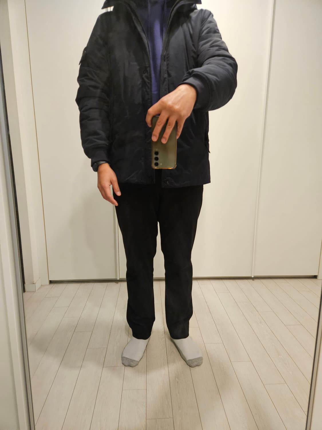 스톤아일랜드 마이크로 트윌 후드 자켓 (L사이즈) 상품이미지4