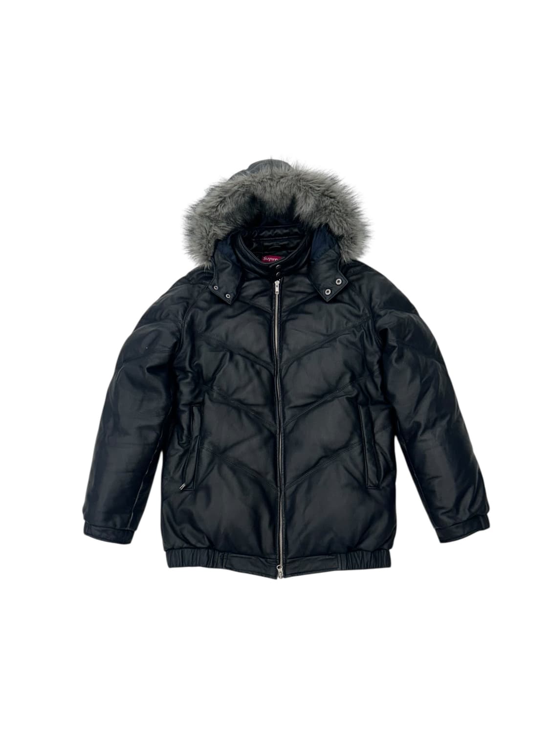 슈프림 05AW 레더 다운 패딩 자켓 상품이미지1