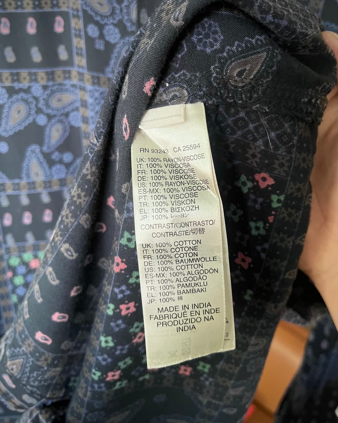 DIESEL Mixed Floral Pattern Rayon Shirt 상품이미지6