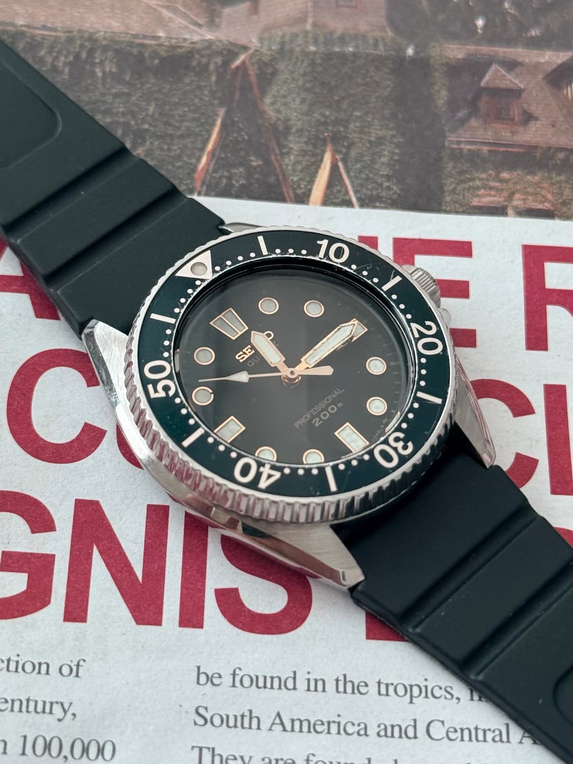 Seiko 세이코 쿼츠 다이버 프로페셔널 200m 다이버 1990 상품이미지4