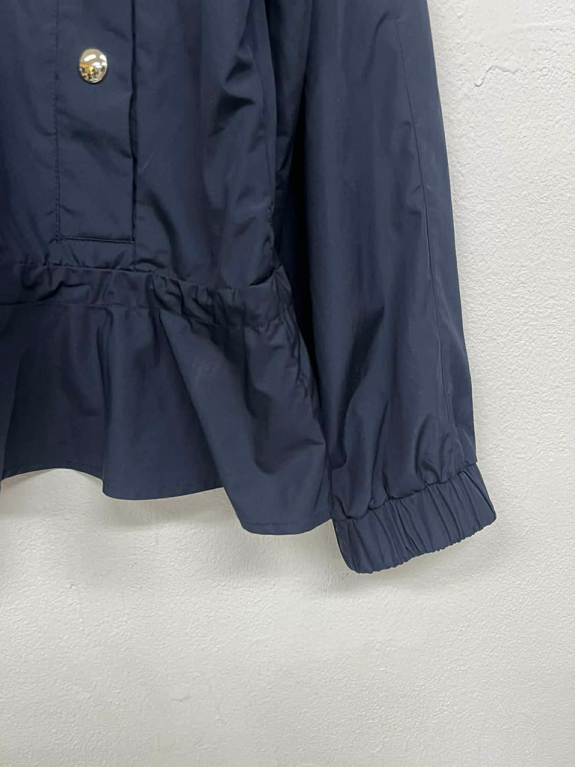 [90] 시슬리 25ss 신형 아이콘 로고 네이비 숏 셔링 자켓 상품이미지10