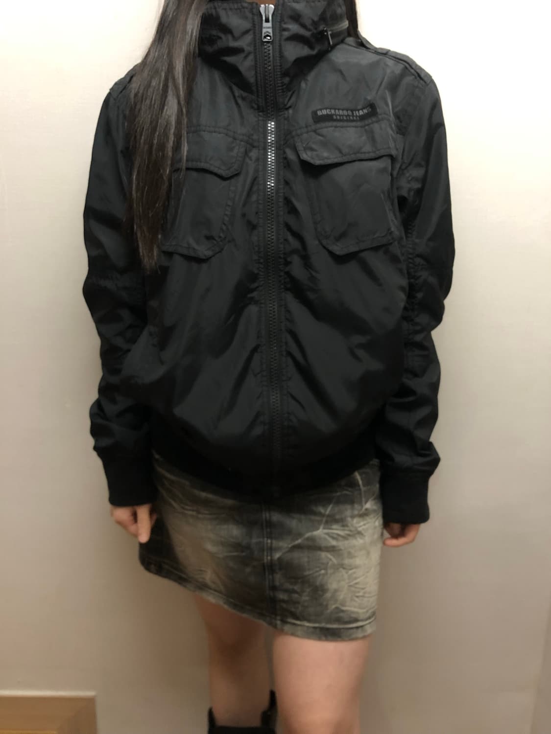 빈티지 버커루 블랙 점퍼 상품이미지2