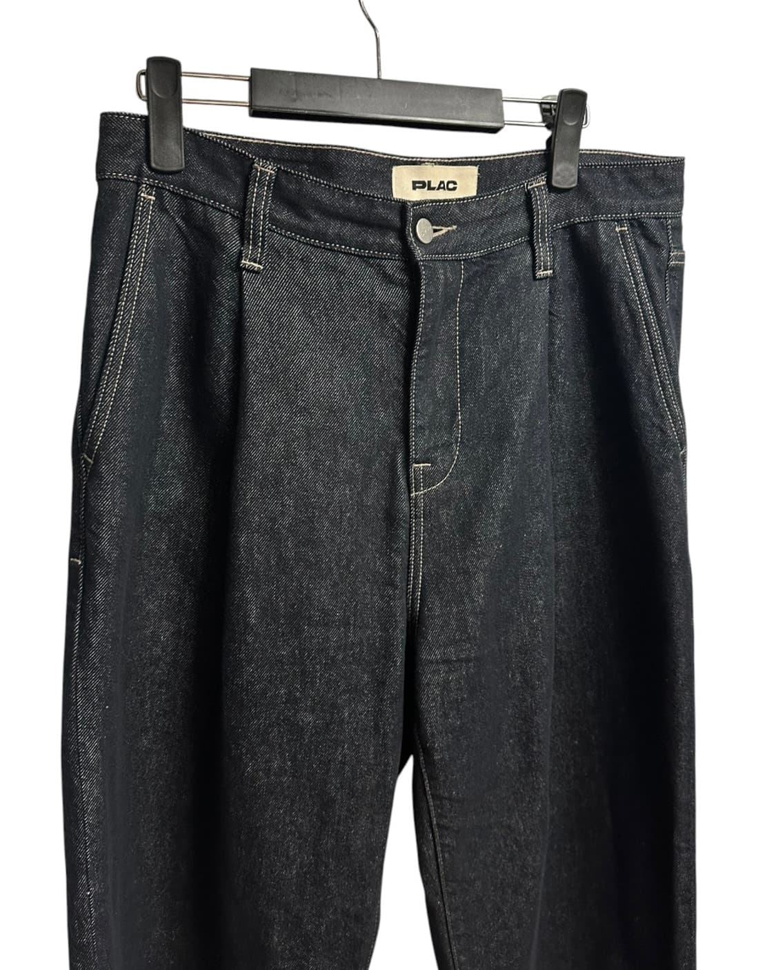 플랙(PLAC) I WANT 원턱 인디고 와이드 데님팬츠 31 size 상품이미지3