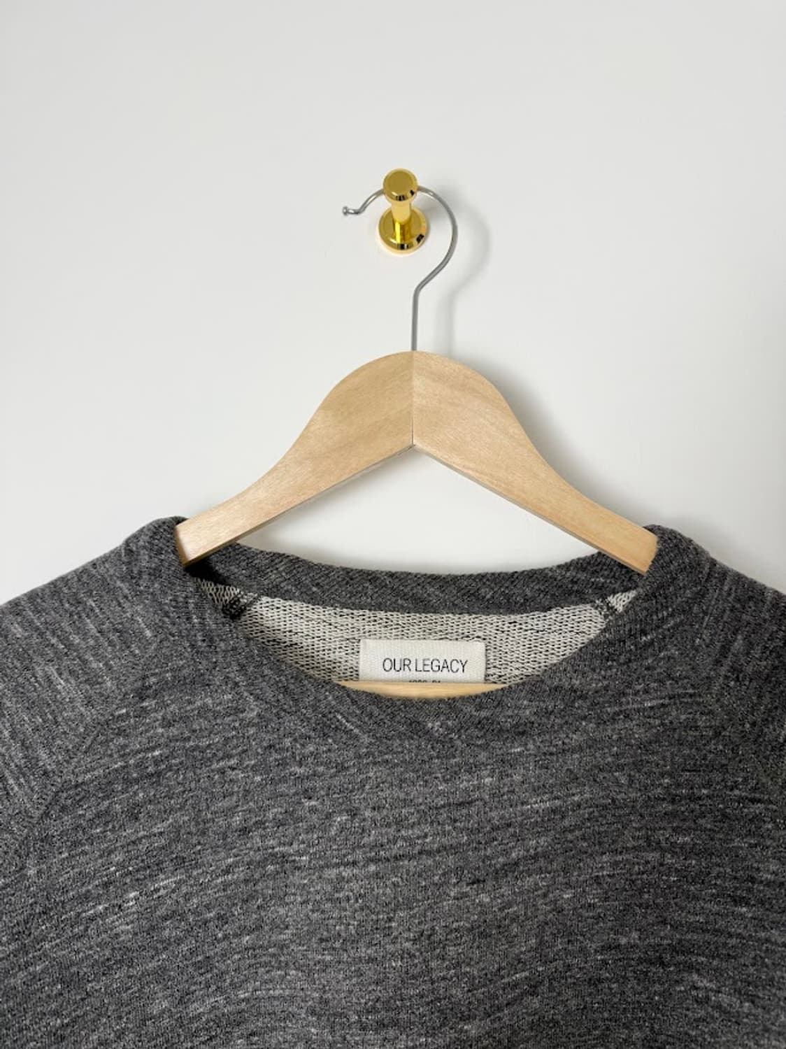 아워레가시1980-81 그레이트 스웻 울 챠콜 상품이미지2