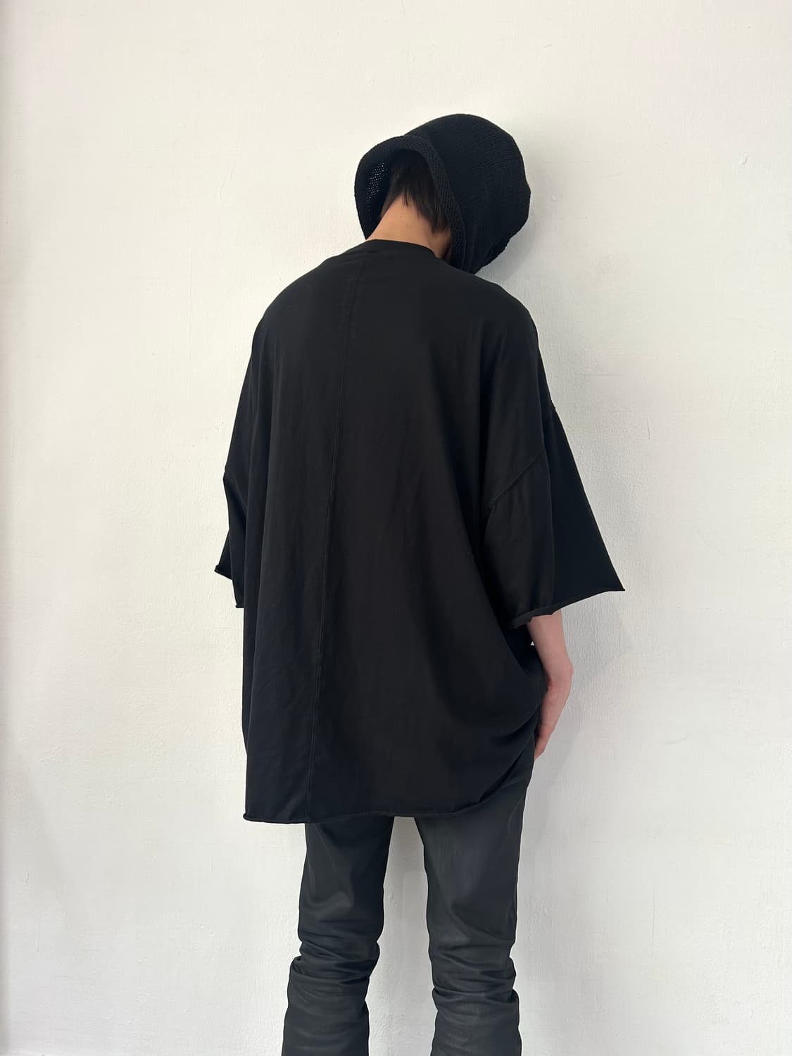 릭오웬스 DRKSHDW Tommy 오버핏 반팔 블랙 상품이미지3