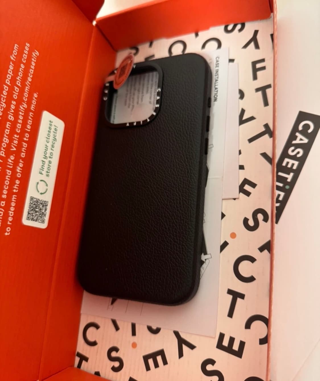 아이폰15프로 케이스티파이 페블 가죽 케이스 상품이미지1