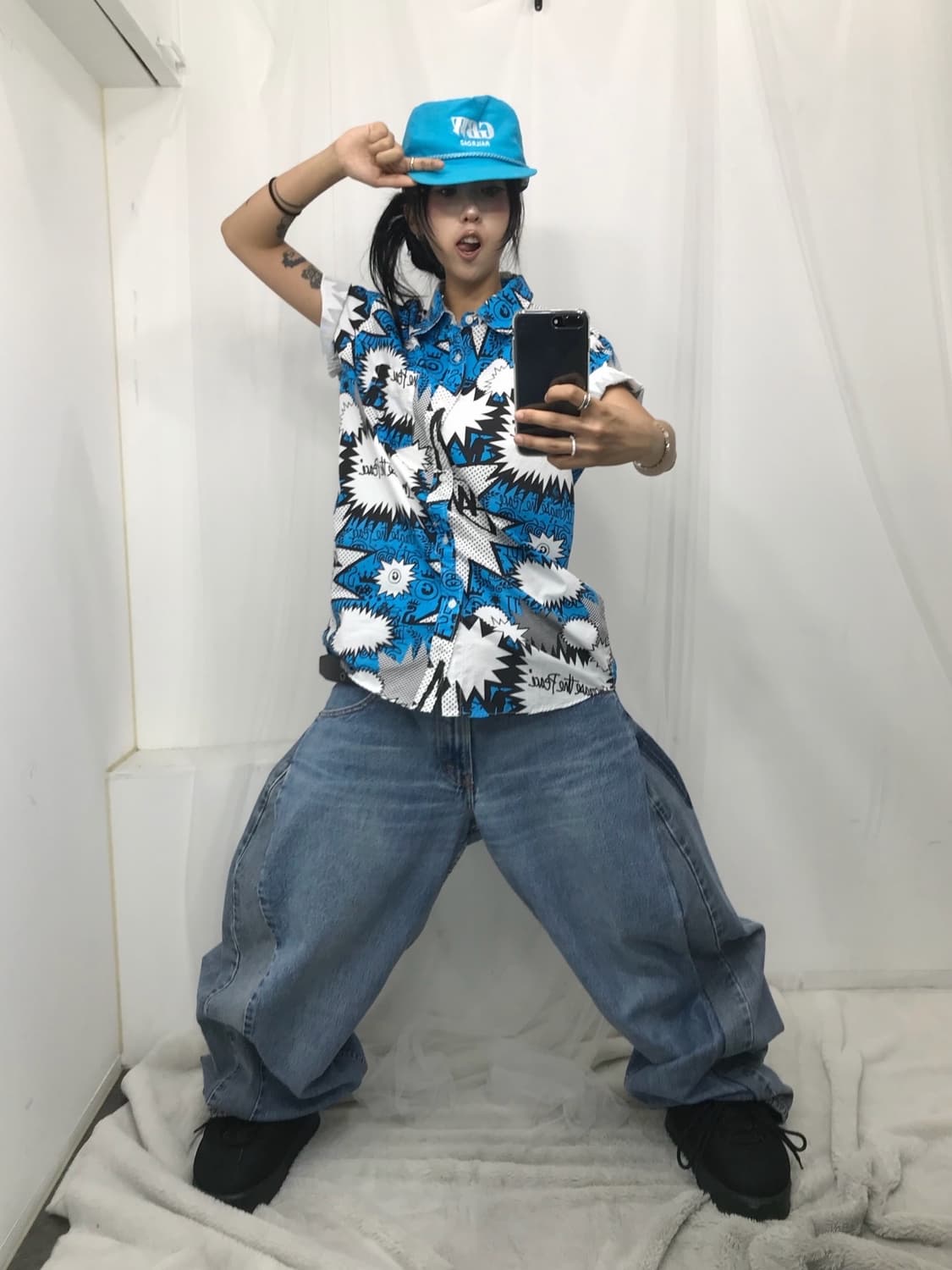 Stussy 00s Multi Pattern Shirt ! 상품이미지6