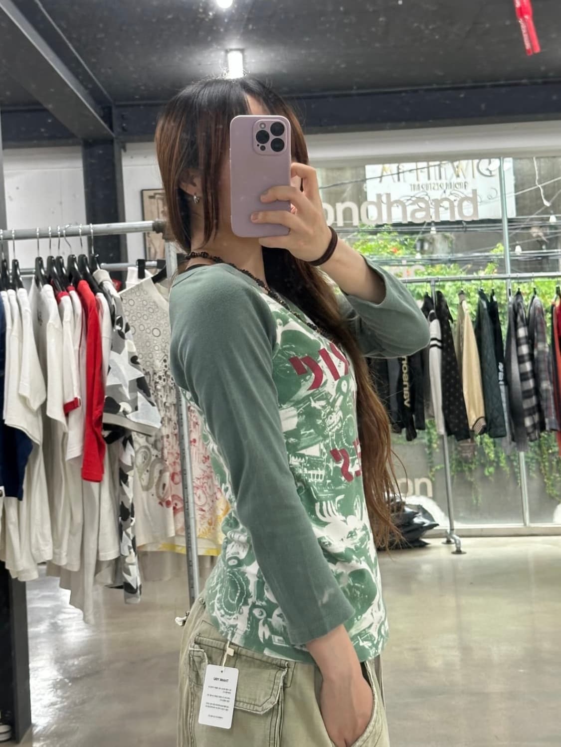 히스테릭 글래머 긴팔 나그랑티 상품이미지3