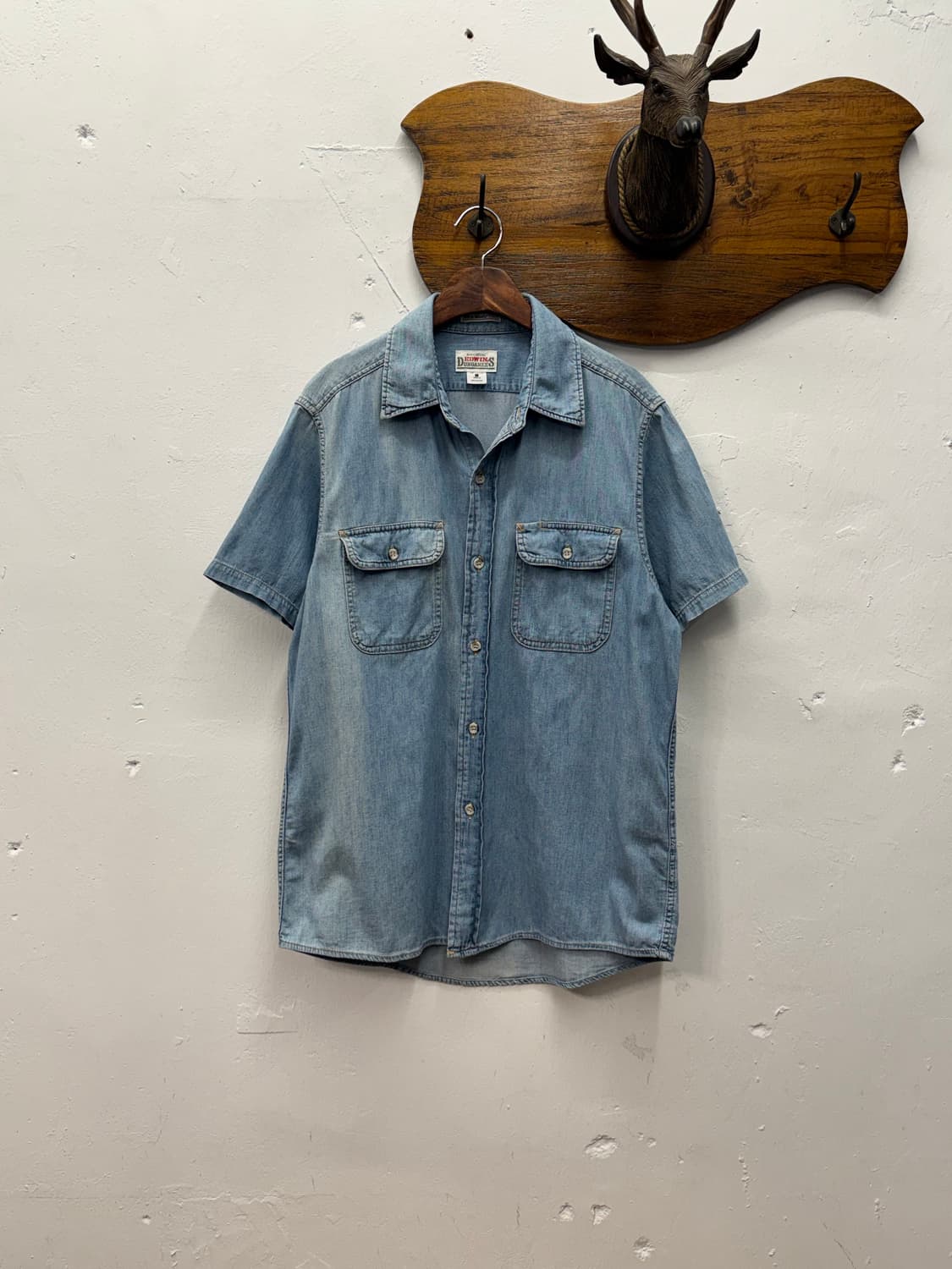 Edwin DUNGAREES Denim Short Sleeve Shirt 상품이미지1