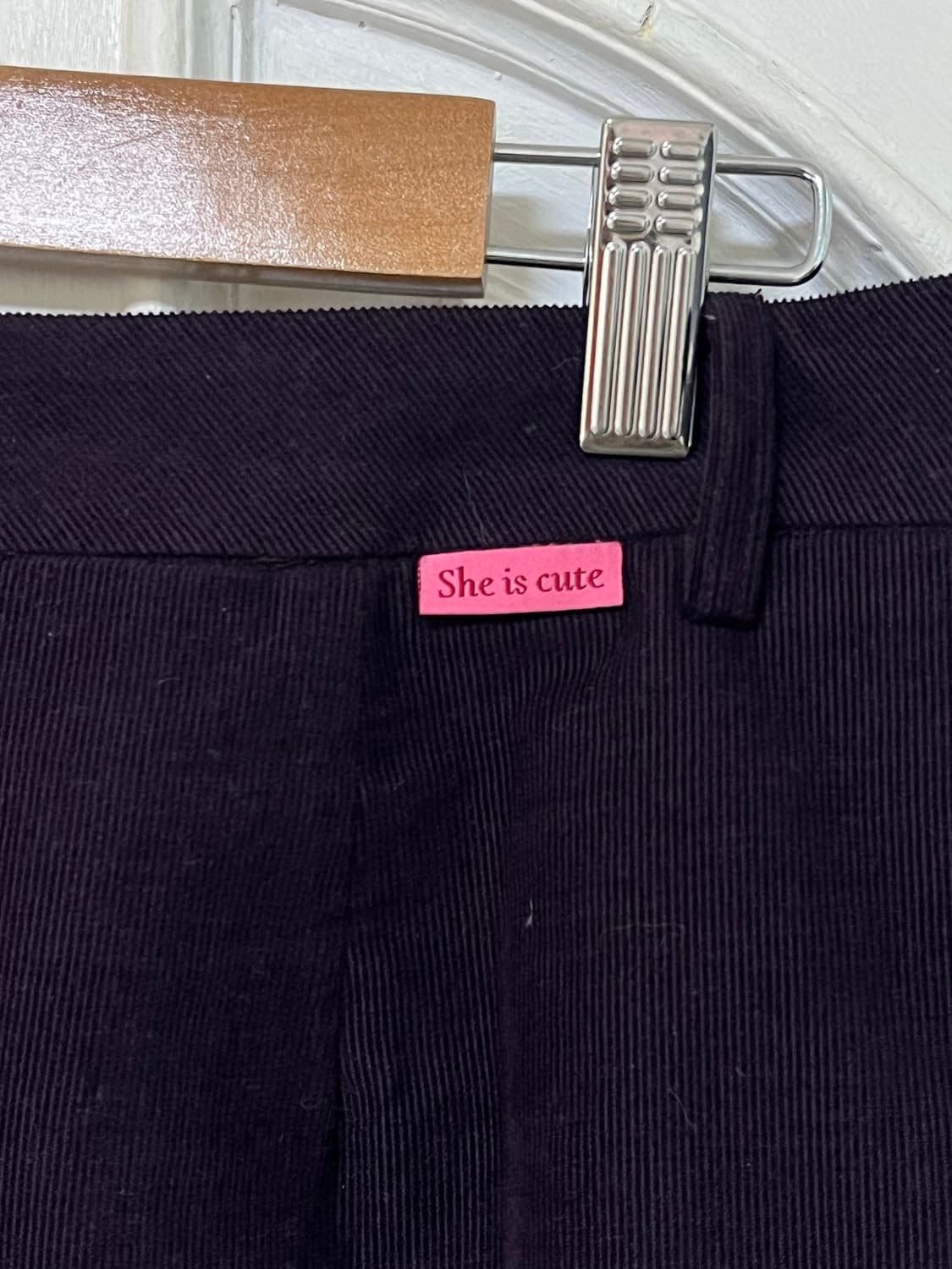 쉬이즈큐트 스커트팬츠 - 딥퍼플 (1사이즈) 상품이미지5
