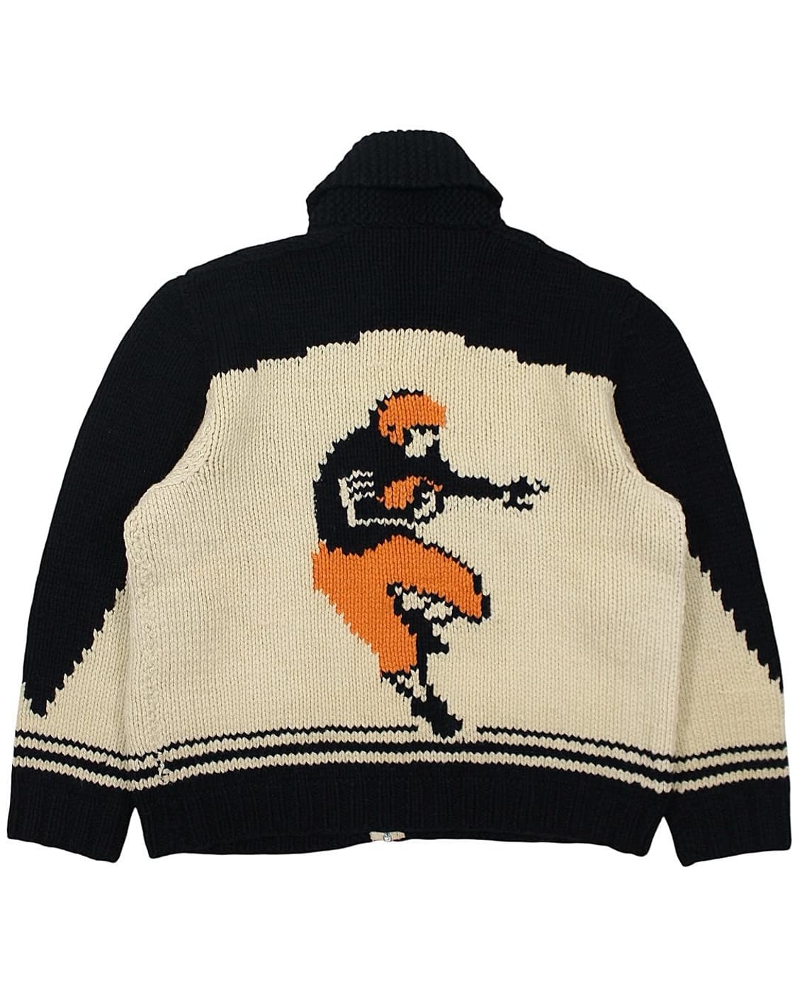 1960s 울 코위찬 집업 스웨터 럭비 빈티지 캐나다 상품이미지1