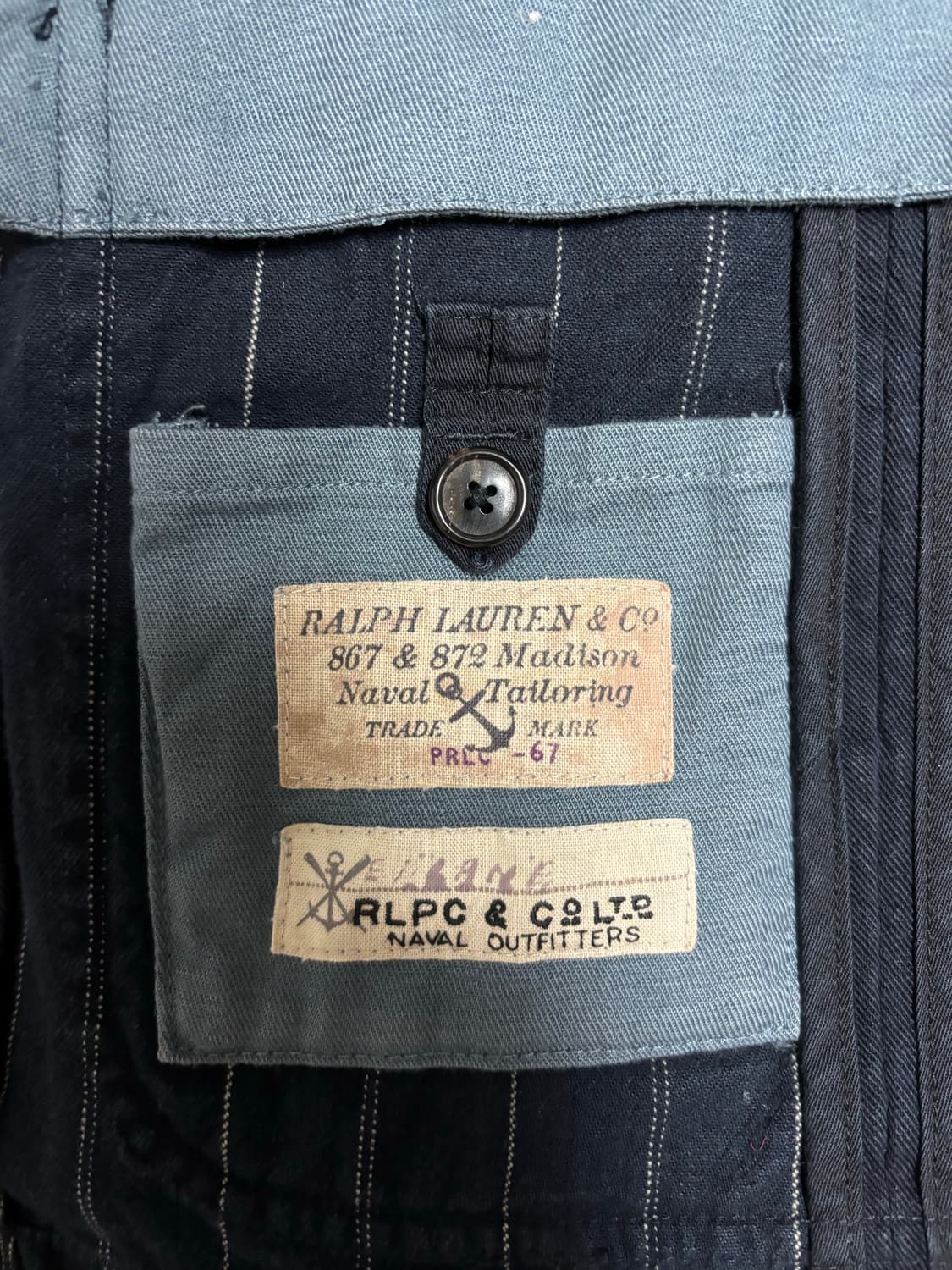 폴로 랄프로렌 스트라이프 블레이저 자켓 38R 사이즈 상품이미지6