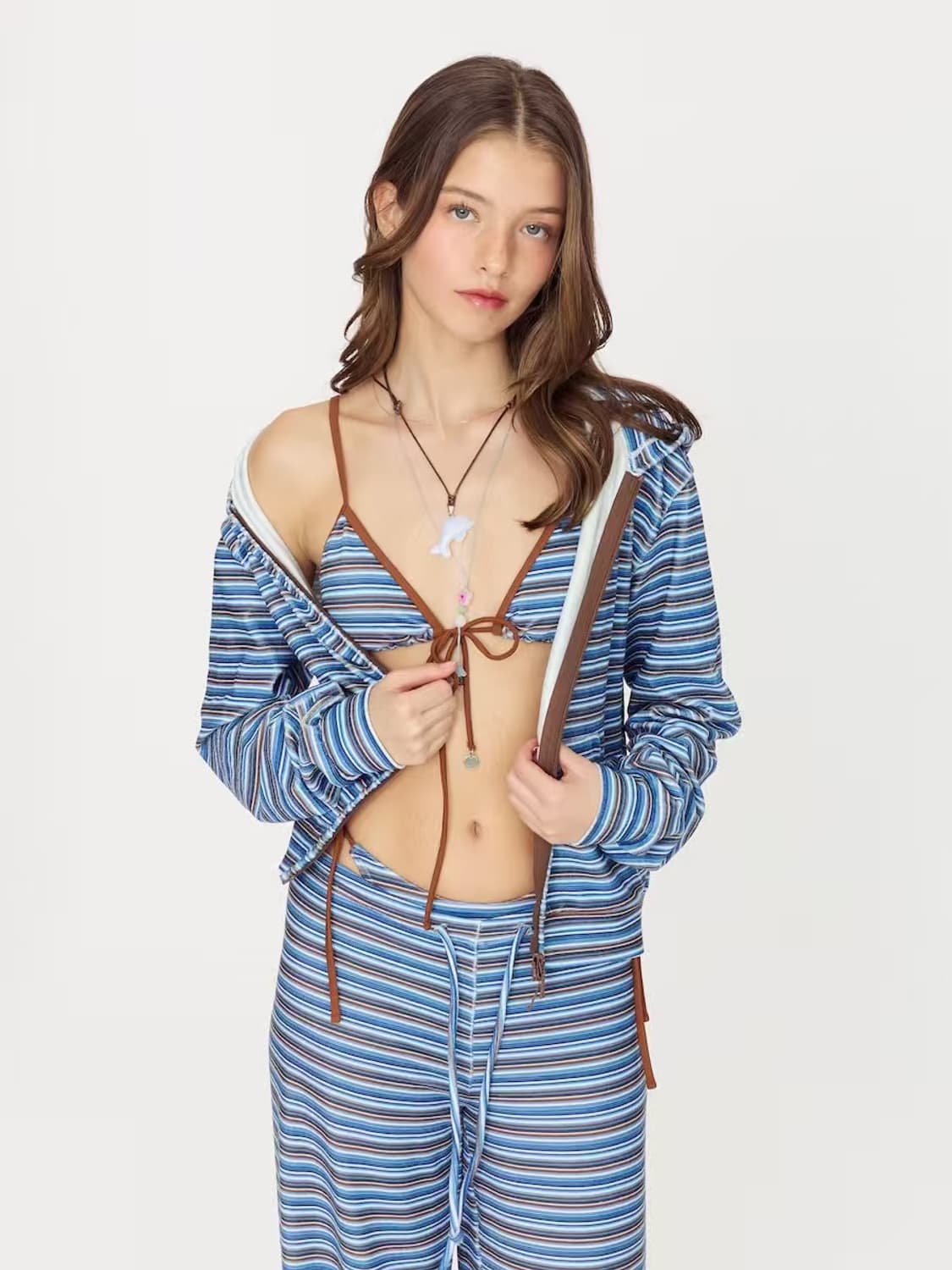 GLOWNY LAZY SUNDAY TERRY ZIP UP  상품이미지1