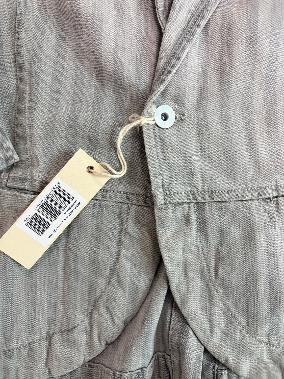 디젤 00s 스트라이프 9부 그레이데님 자켓 55-66 상품이미지2