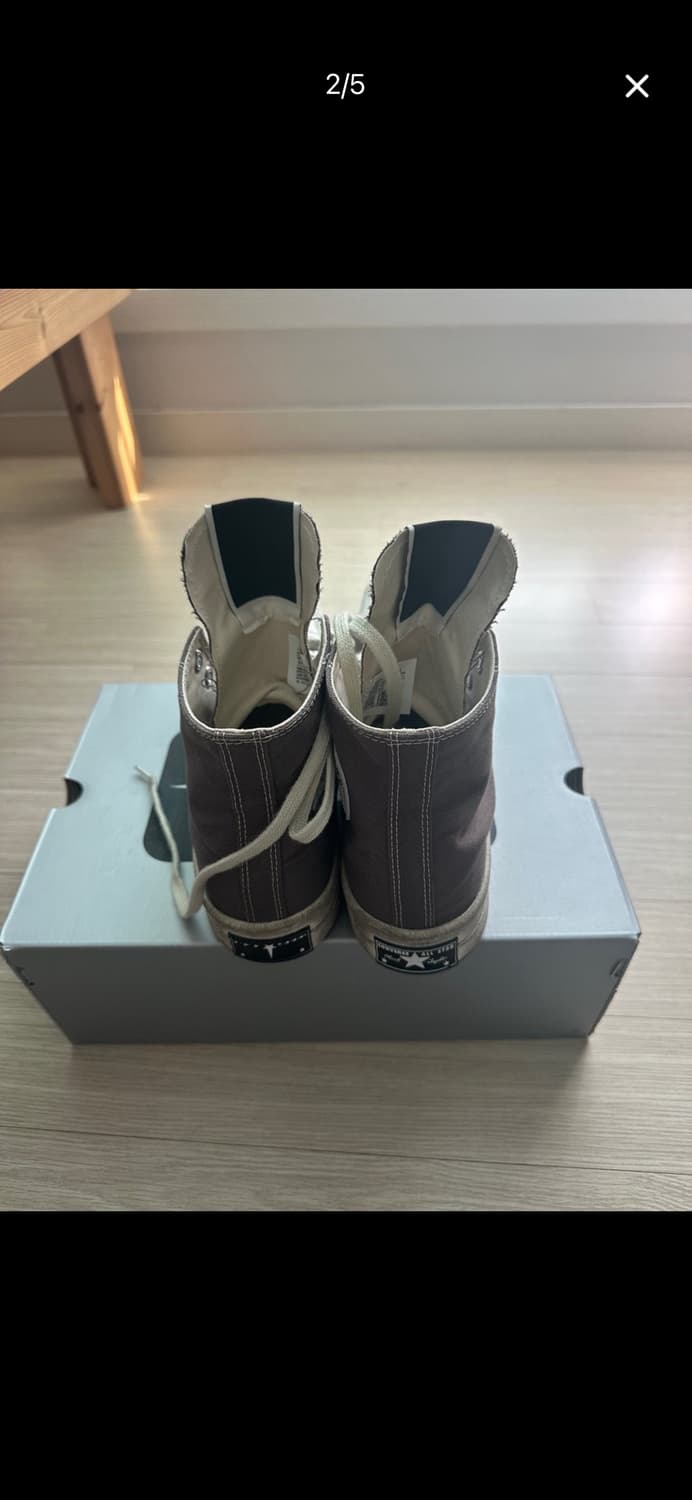 릭컨 터보다크 척 70 하이 레이스리스 아이언 상품이미지2