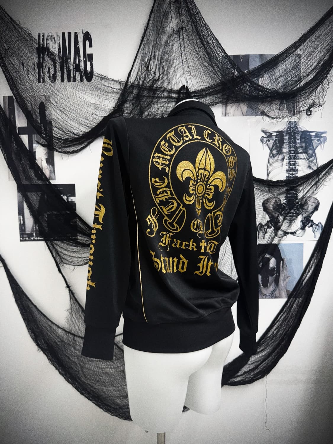 Fleur lettering printed jersey 상품이미지1