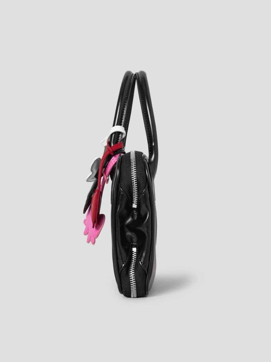 꼼데가르송 걸 26ss 멀티 참 토트백/블랙 상품이미지4