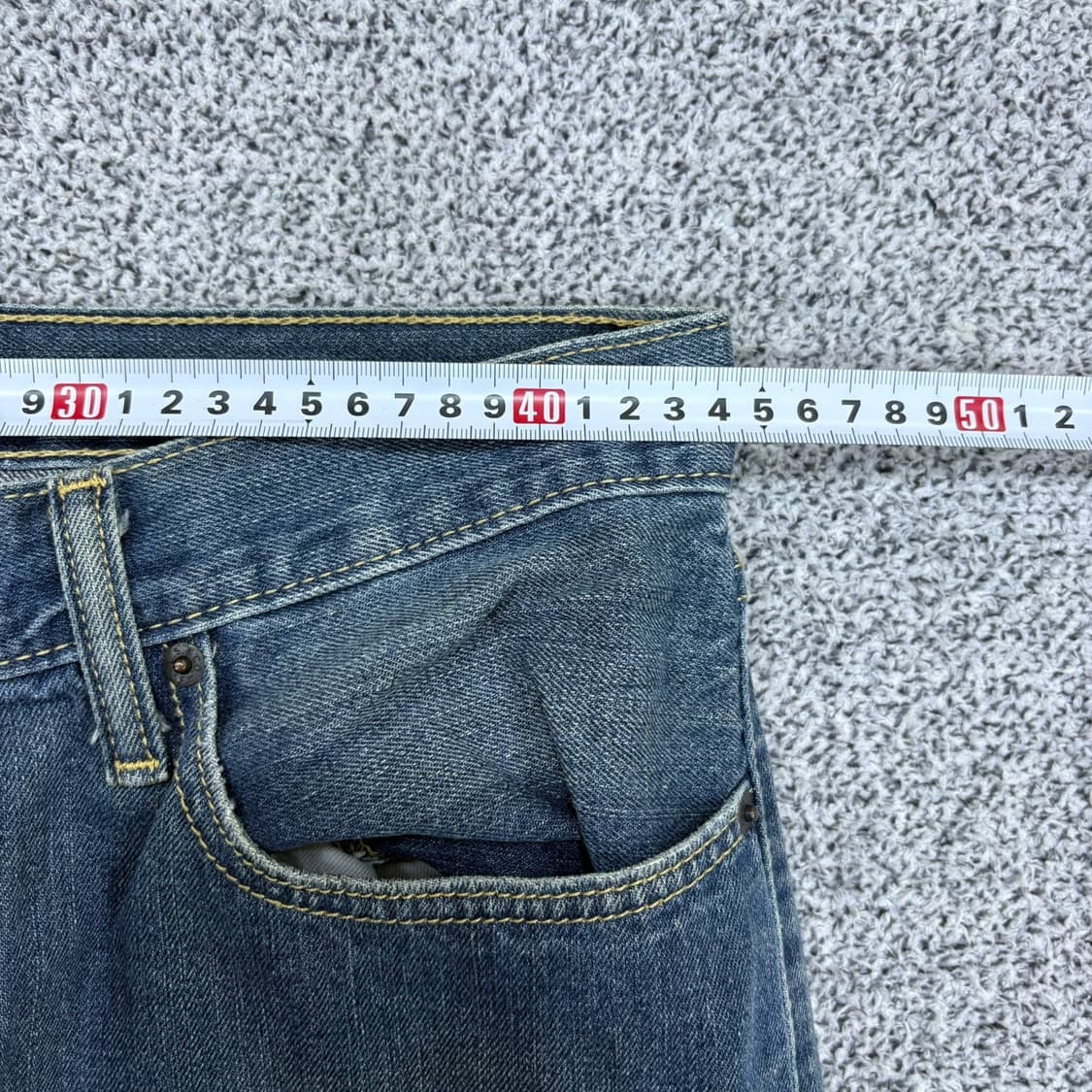 W34L30 리바이스 워싱 데님 쳥바지 0615J1 상품이미지8