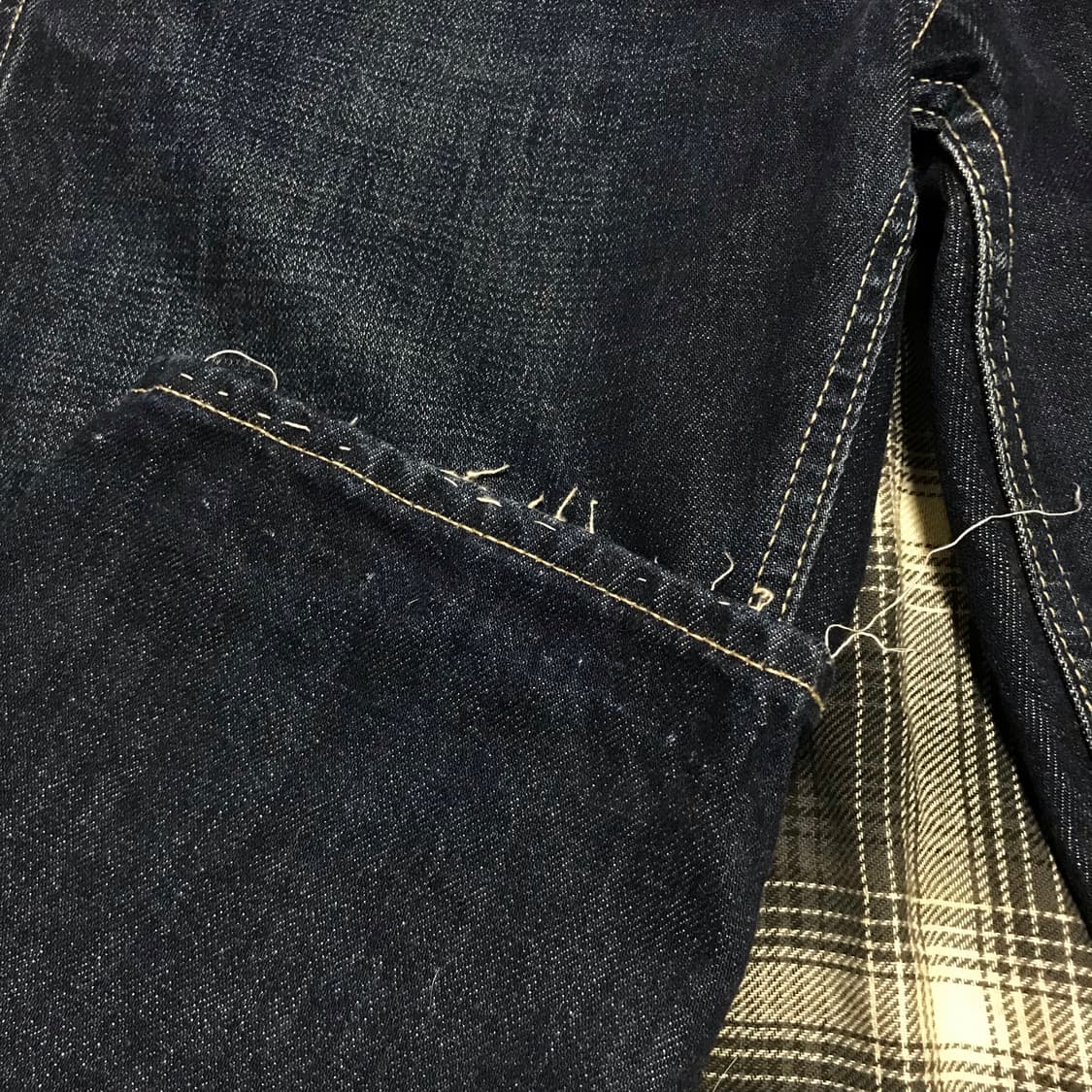 일본판 유니클로 u  재팬 페브릭 페이딩 워크 데님 상품이미지4