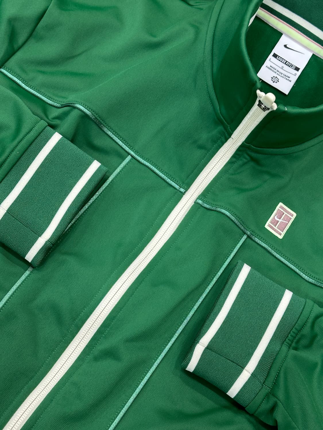 나이키 코트헤리티지 저지 그린L 상품이미지4