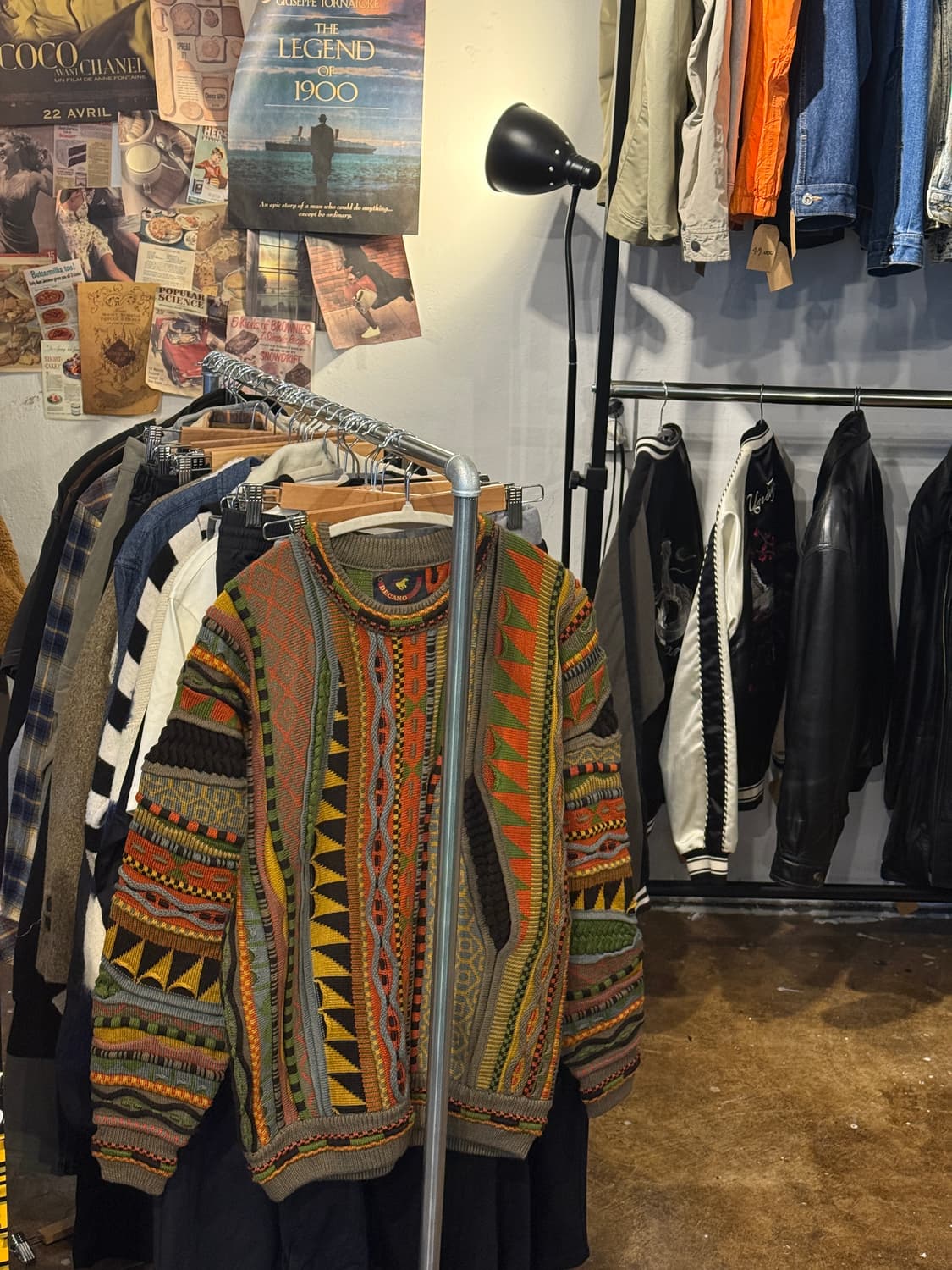 빈티지 DECANO CLUB 케이블 니트 상품이미지3